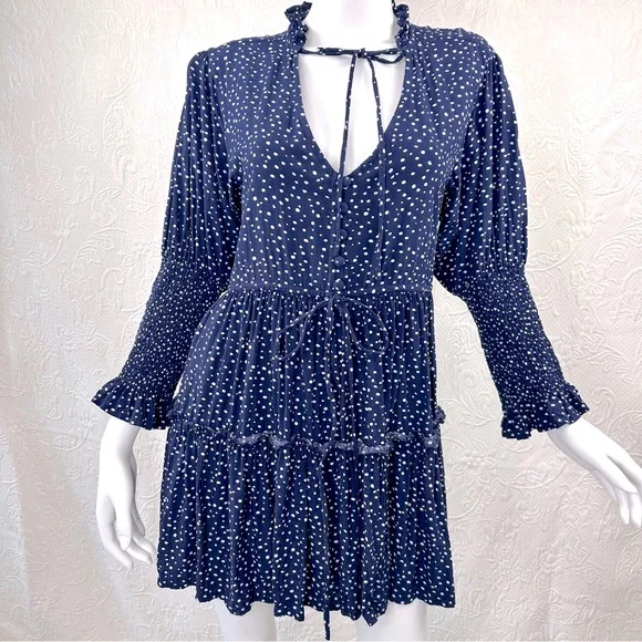 Bali Elf Simone Polka Dot Mini Dress - Picture 1 of 16